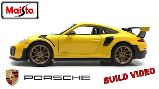 Full Build Video - Porsche 911 GT2 RS 1:24 by Maisto