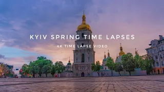 Kyiv Ukraine Time lapse // Київ Таймлапс 2021 【4K】