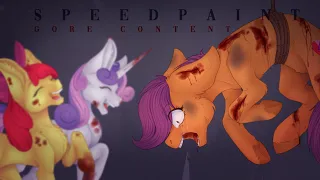 FLY SCOOTALOO ! | GORECONTENT | Mlp Speedpaint