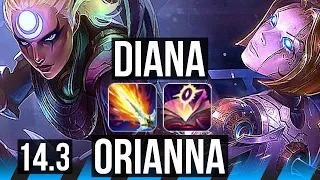 DIANA vs ORIANNA (MID) | 7 solo kills, Rank 7 Diana, 900+ games, Legendary | BR Challenger | 14.3