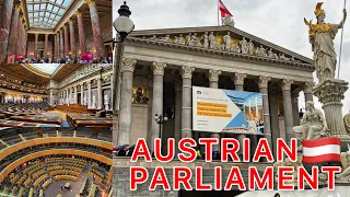 AUSTRIAN PARLIAMENT 🇦🇹🏛 New Opening After 5 Years - INSIDE TOUR - Vienna, Austria (2023)