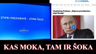 Šimonytė su Putino šūkiu į "šviesią ateitį" mus kviečia! "Trumpai"