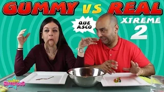 Gominolas vs realidad challenge 2 | GUMMY VS REAL 2