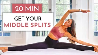 Daily Splits Yoga Practice - get your splits in 20 Min | Yoga with Kate Amber
