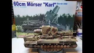 1/35 Dragon German 60cm MÖRSER "KARL" GERÄT 040 plastic model build