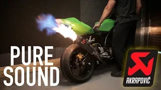 INSANE ZX10R shooting flames and loud bangs |PURE SOUND|