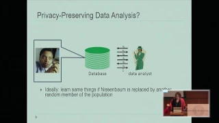 The Definition of Differential Privacy - Cynthia Dwork