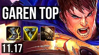 GAREN vs RIVEN (TOP) | Quadra, 1600+ games, 1.8M mastery, Legendary, 24/4/3 | EUW Master | v11.17