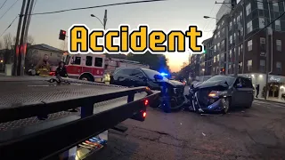 Bumper to bumper accident with a rookie firefighter ￼