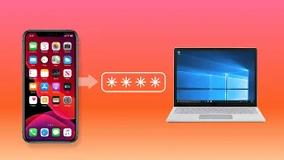 COMMENT PARTAGER vos MOTS de PASSE d'un IPHONE vers WINDOWS