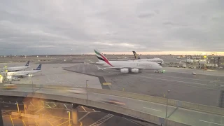 JFK Airport Ramp View (ALPHA at GOLF) - Timelapse