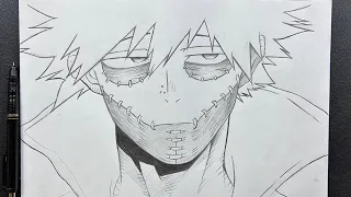 How to draw Dabi from My Hero Academia | step-by-step | Easy to draw