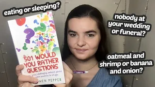 ASMR Asking You 100 VERY Personal Would You Rather Questions