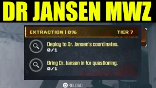 how to "deploy to dr jansens coordinates" & "bring dr Jansen in for questioning" MWZ | Extraction