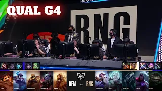 RNG vs DFM - Game 4 | Qualification LoL Worlds 2022 Play-Ins | Royal Never Give Up vs DetonatioN FM