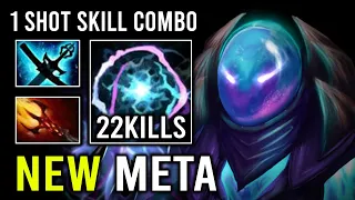 NEW META 1 Shot Skill Combo Level 5 Dagon Amazing Burst DPS Unlimited Ghost Carry Arc Warden Dota 2