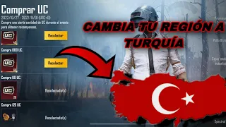 CÓMO OBTENER UC GRATIS 💯x 💯  Real en PUBG Mobile? Cambiar de regio🤩