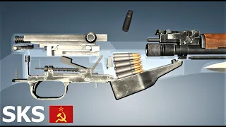 How a Soviet SKS Rifle Works