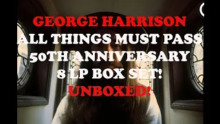 GEORGE HARRISON "ALL THINGS MUST PASS" 50TH ANNIVERSARY 8-LP SET, UNBOXED!
