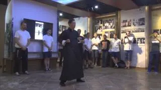 44 - Grandmaster Samuel Kwok performs Chum Kiu at Ip Man Tong