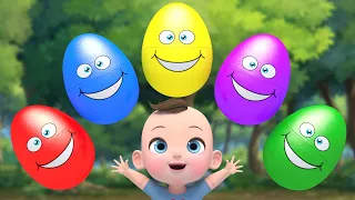 5 Color Eggs! 서프라이즈 에그 장난감 Are You Sleeping Learn Colors Sing A Song 영어유치원 동요 Nursery Rhymes Songs