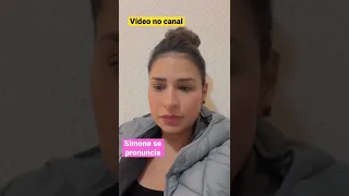 Simone se pronunciou em relação a Simaria #shorts #simoneesimaria #simone