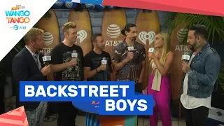 Backstreet Boys Talk with Tanya Rad Backstage at KIIS FM's Wango Tango