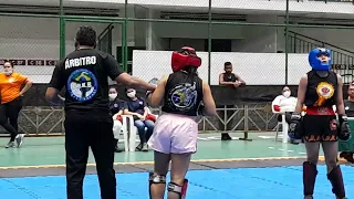 Maiara Costa final do campeonato cearense de kickboxing