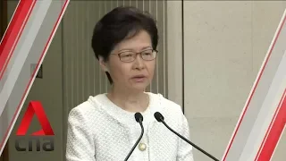 Foreign interference into Hong Kong's internal affairs "totally unnecessary": Carrie Lam