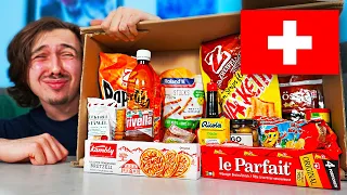 Je teste des snacks de Suisse