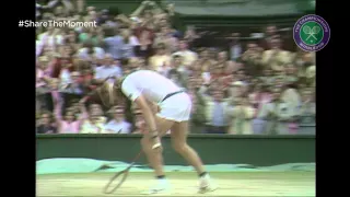 Share the Moment: Borg wins fifth consecutive Wimbledon title