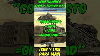 ✅BLINDAJE COMPUESTO?! - HEAT y APFSDS vs Tanque!! - WarThunder #shorts 🔴
