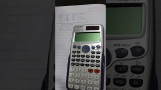 Solving 3 equations simultaneously using CASIO fx-991ES PLUS scientific calculator