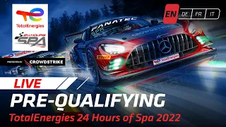 LIVE | Pre-Qualifying | TotalEnergies 24 Hours of Spa (English)