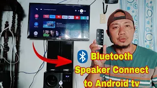 Paano econnect Ang Bluetooth speaker sa smart android tv(part 2)#tcl32inch