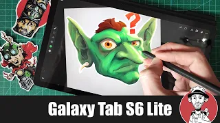 Affordable iPad alternative for drawing beginners - Galaxy Tab S6 Lite