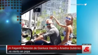 ¡In fraganti! Relación de Gianluca Vacchi y Ariadna Gutiérrez va viento en popa