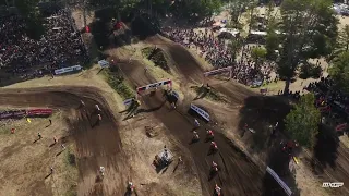 First Lap from the drone | MXGP Race 2 | YPF Infinia MXGP of Patagonia-Argentina 2024 #MXGP