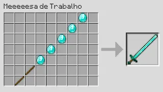 PODEMOS CRIAR FERRAMENTAS ESTICADAS NO MINECRAFT