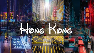 Hong Kong drone film 4K 🇭🇰 Relaxing music - Calming music - Meditation music