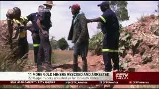 Illegal Miners Trapped and Arrested in South Africa