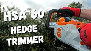 STIHL's Brand NEW HSA 60 Hedge Trimmer!