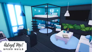 Teal Blue Butterfly Tiny Home Speed Build 🦋 Roblox Adopt Me!