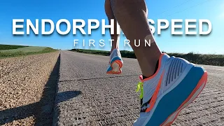 Endorphin Speed - First Run. Better than Endorphin Pro?