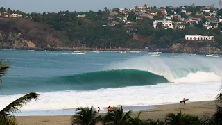 EPIC BIG WAVE SURFING IN PUERTO ESCONDIDO