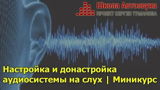 Настройка и донастройка аудиосистем на слух | Анонс миникурса