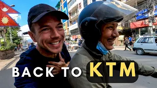 वापस काठमांडू! पोखरा से नेपाली राजधानी तक अद्भुत सवारी - नेपाल Motovlog EP11