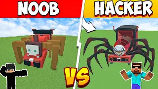 Minecraft NOOB vs PRO: But I Cheated Choo Choo Charles Build Battle