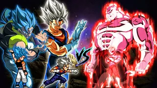 Vegito OP(All Form)(New) & Gogeta OP(All Form) VS  Jiren OP(All Form) in Jump Force Mugen