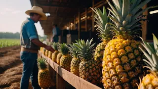 The Most Modern Agriculture Machines That Are At Another Level, How To Harvest Pineapples In Farm ▶6